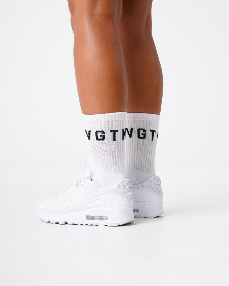 Accesorios Nvgtn Crew Socks Hombre Blancas Argentina | 1380-RTT