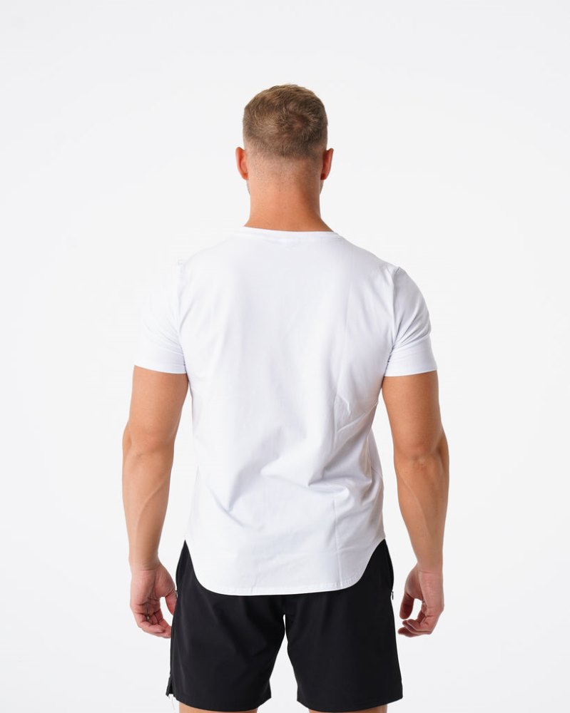 Camiseta Nvgtn Pulse Fitted Tee Hombre Blancas Argentina | 1841-W7H