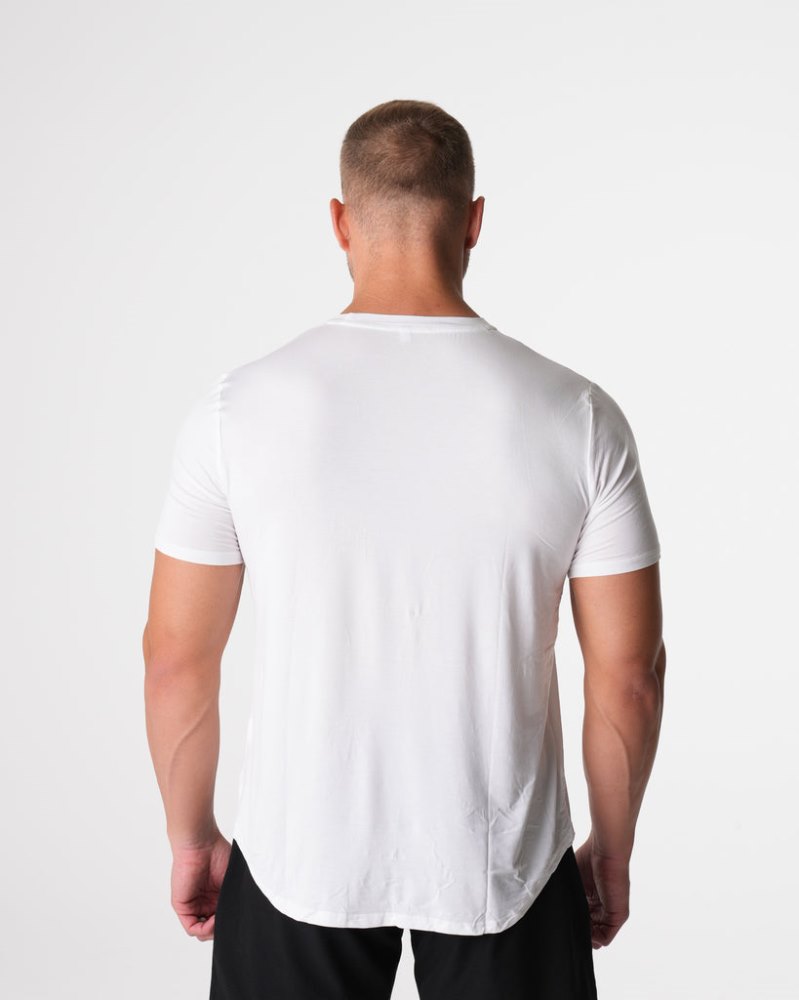 Camiseta Nvgtn Tech Fitted Tee Hombre Blancas Argentina | 1689-IH2