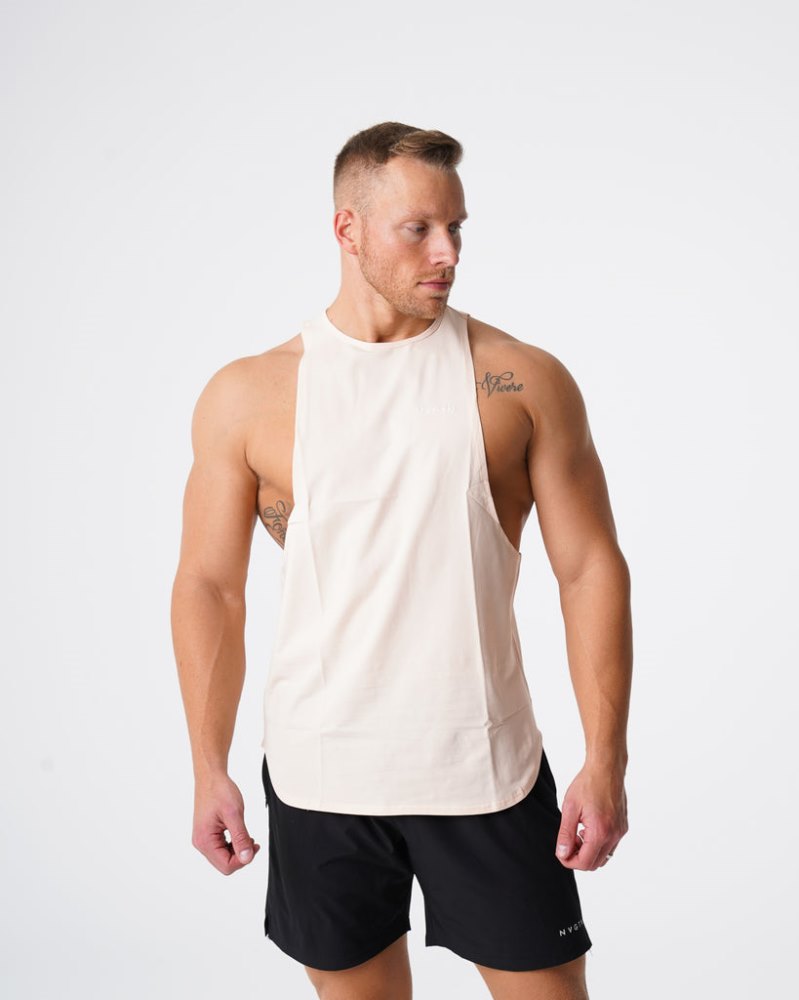 Camiseta Tirantes Nvgtn Pulse Edge Hombre Blancas Argentina | 1626-2NP