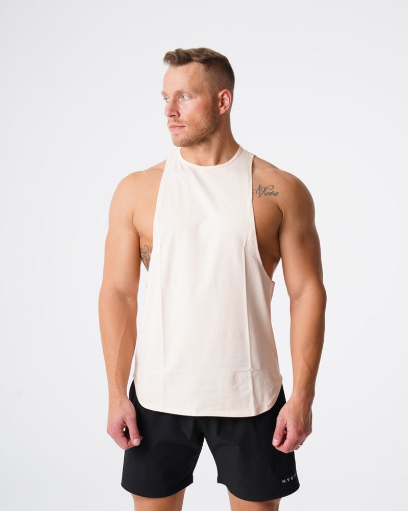 Camiseta Tirantes Nvgtn Pulse Edge Hombre Blancas Argentina | 1626-2NP