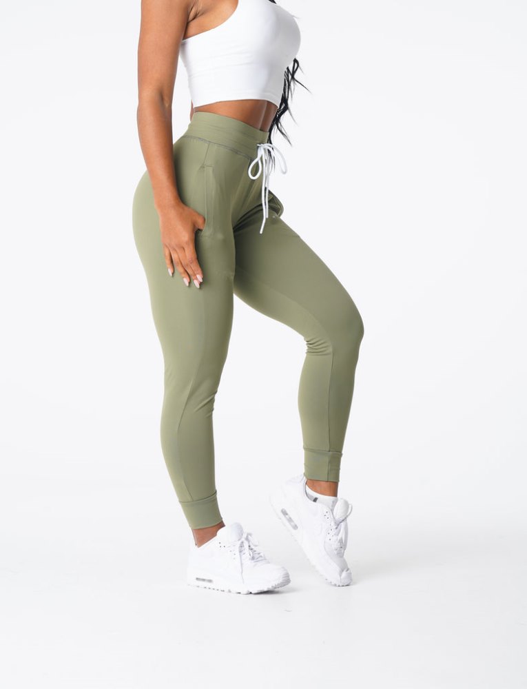 Joggers Nvgtn Joggers Mujer Verde Oliva Argentina | 1340-FQ8