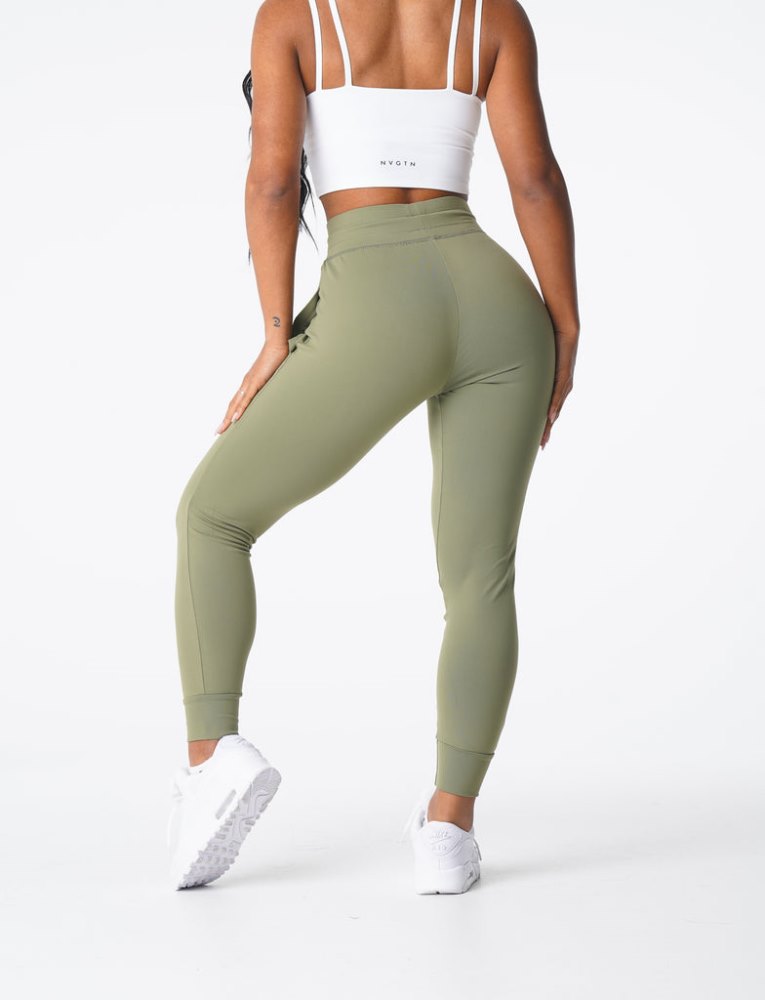 Joggers Nvgtn Joggers Mujer Verde Oliva Argentina | 1340-FQ8