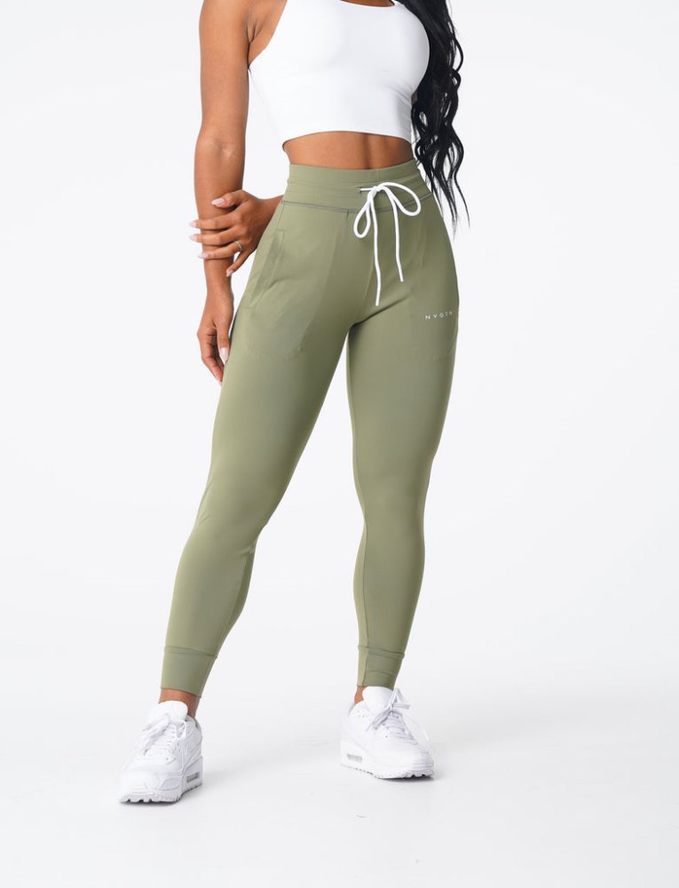 Joggers Nvgtn Joggers Mujer Verde Oliva Argentina | 1340-FQ8