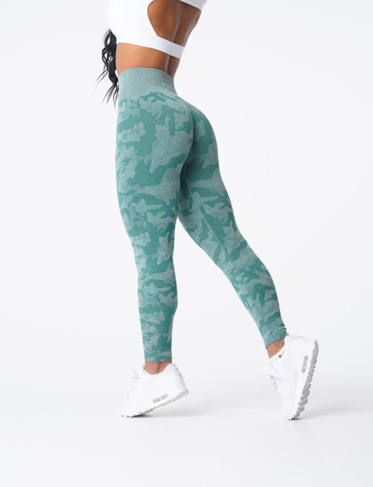 Leggins Nvgtn Camo Seamless Leggings Mujer Verde Argentina | 1921-1E2