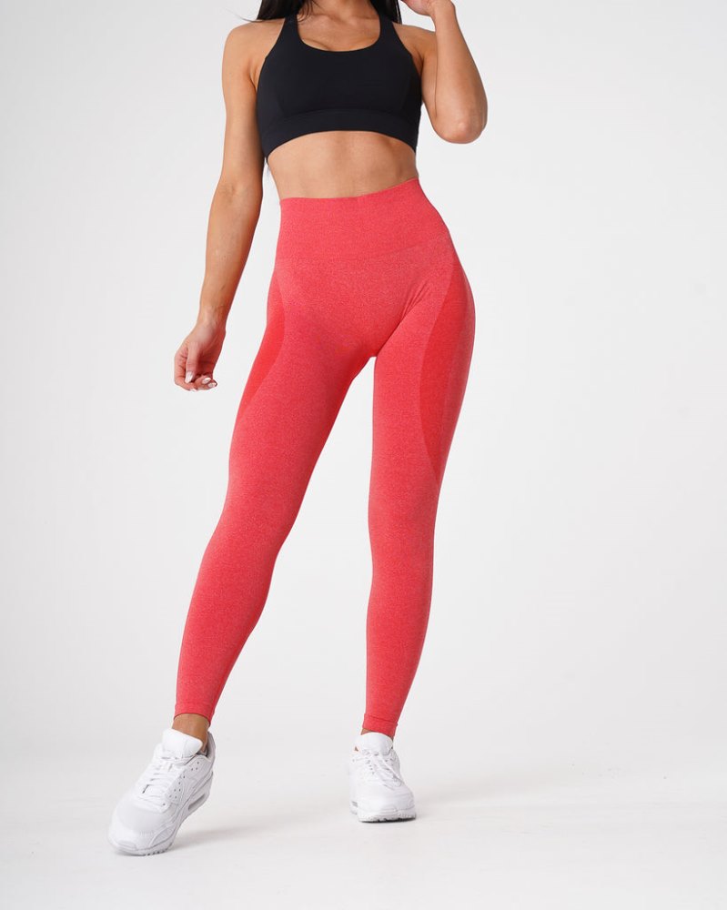 Leggins Nvgtn Contour Seamless Leggings Mujer Rojas Argentina | 1066-ACX