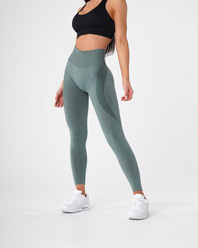 Leggins Nvgtn Contour Seamless Leggings Mujer Verde Argentina | 1179-VIE