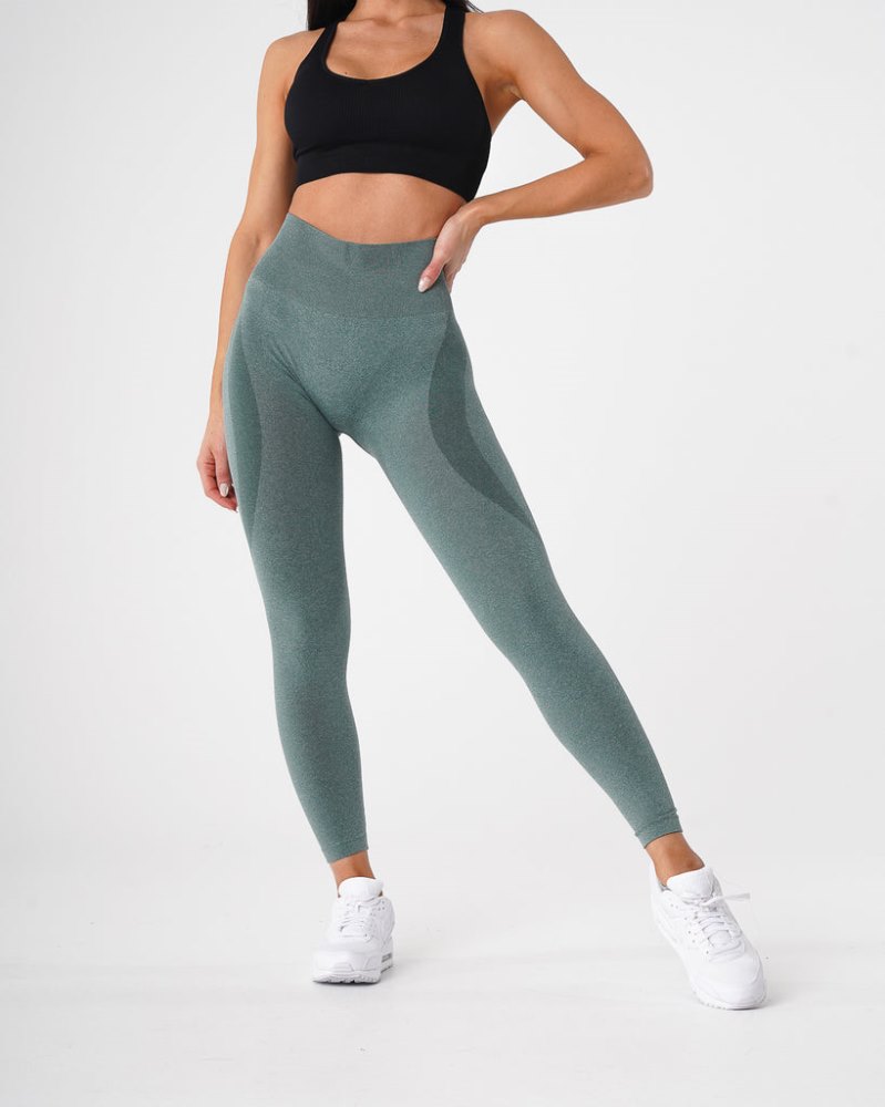 Leggins Nvgtn Contour Seamless Leggings Mujer Verde Argentina | 1179-VIE