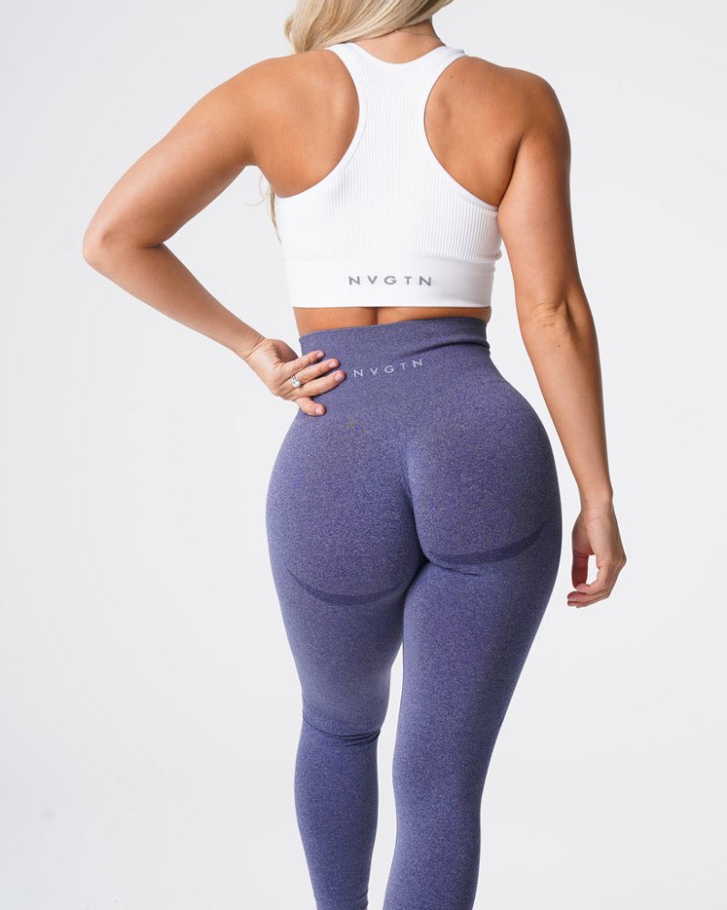 Leggins Nvgtn Contour Seamless Leggings Mujer Indigo Argentina | 1222-J3I