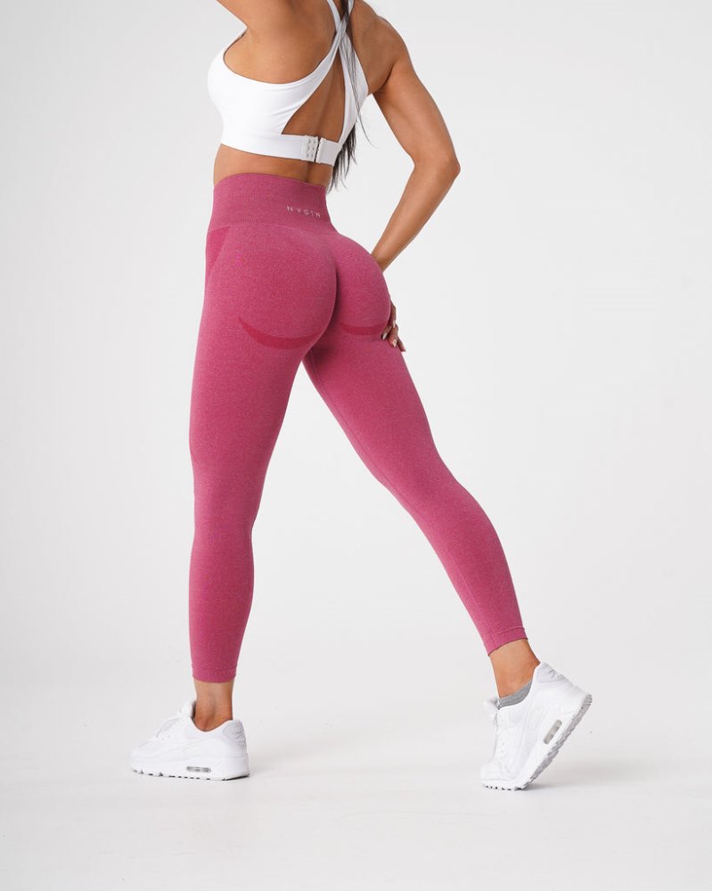 Leggins Nvgtn Contour Seamless Leggings Mujer Rosas Argentina | 1416-XUW