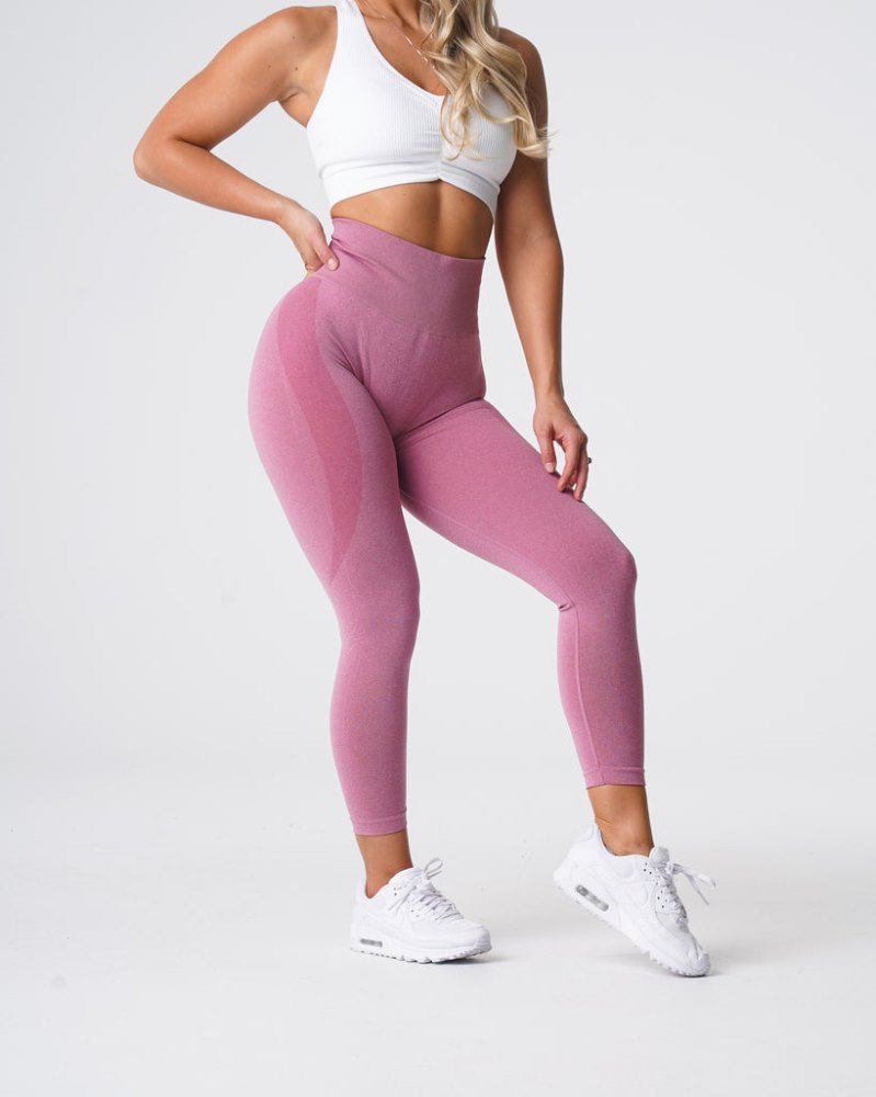 Leggins Nvgtn Contour Seamless Leggings Mujer Rosas Argentina | 1486-IUC