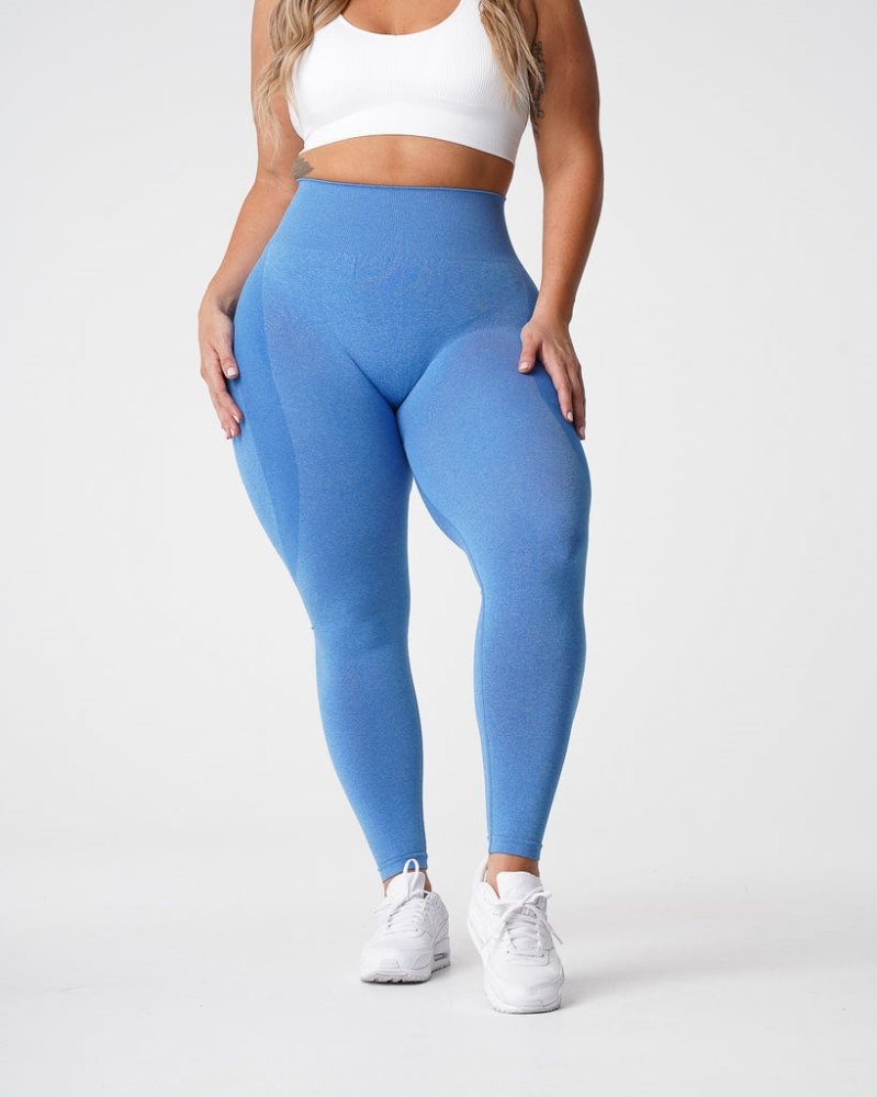 Leggins Nvgtn Contour Seamless Leggings Mujer Azules Argentina | 1961-BFT