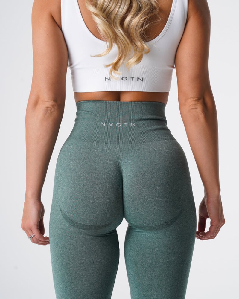 Leggins Nvgtn Curve Seamless Leggings Mujer Verde Argentina | 1239-0BR