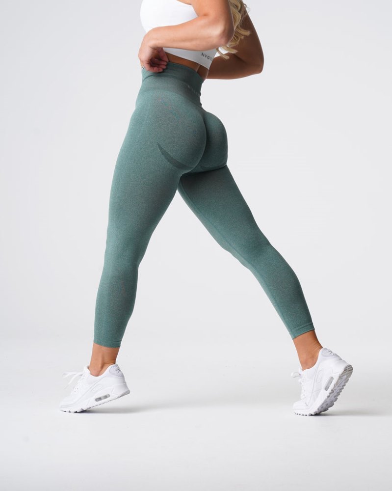 Leggins Nvgtn Curve Seamless Leggings Mujer Verde Argentina | 1239-0BR