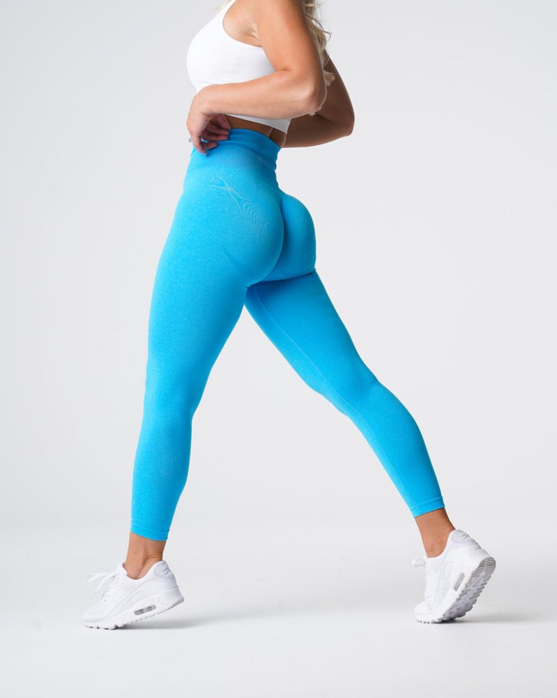 Leggins Nvgtn Curve Seamless Leggings Mujer Azules Argentina | 1266-XMC