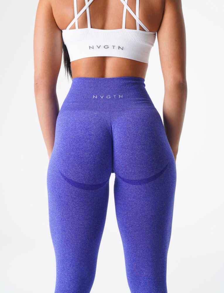 Leggins Nvgtn Curve Seamless Leggings Mujer Azules Argentina | 1404-FCE