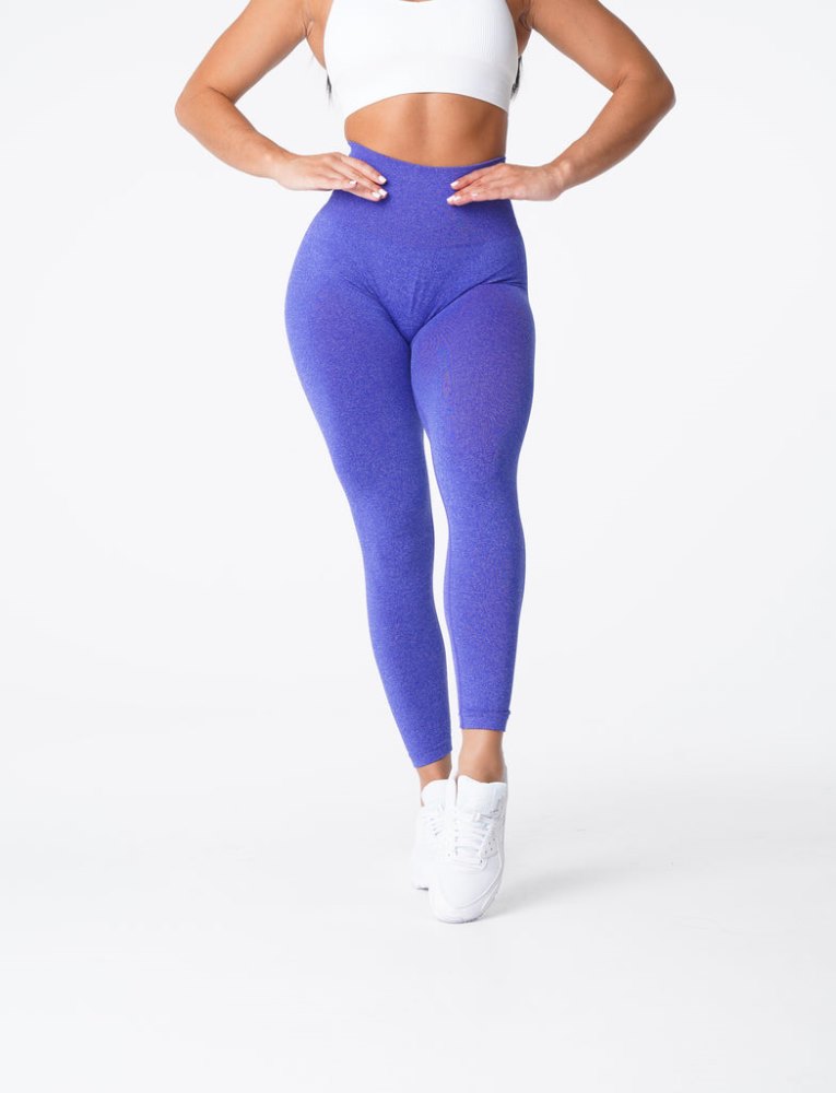 Leggins Nvgtn Curve Seamless Leggings Mujer Azules Argentina | 1404-FCE