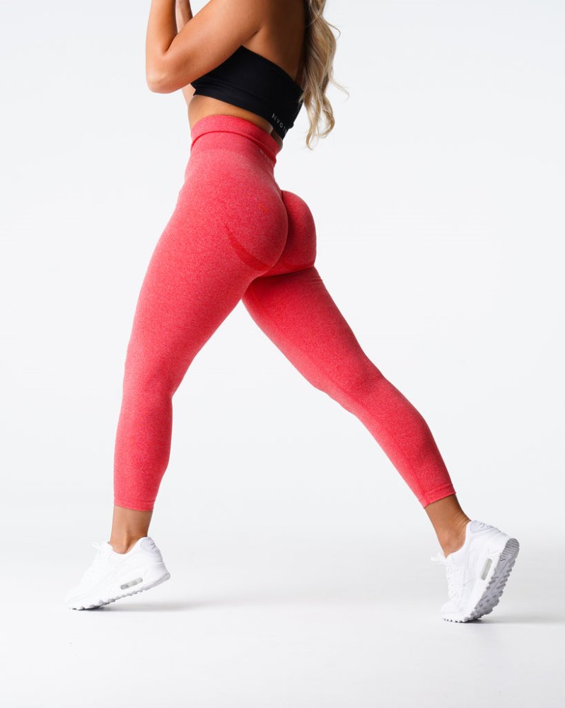 Leggins Nvgtn Curve Seamless Leggings Mujer Rojas Argentina | 1466-N2U