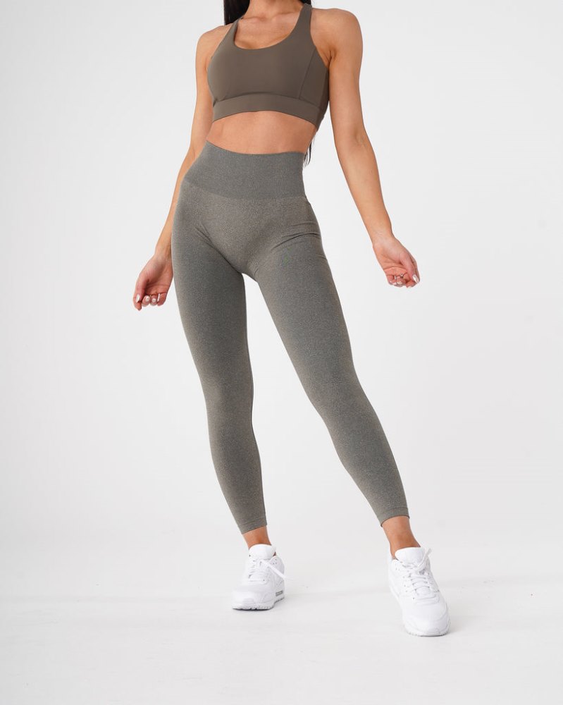 Leggins Nvgtn Curve Seamless Leggings Mujer Kaki Verde Argentina | 1475-0JY