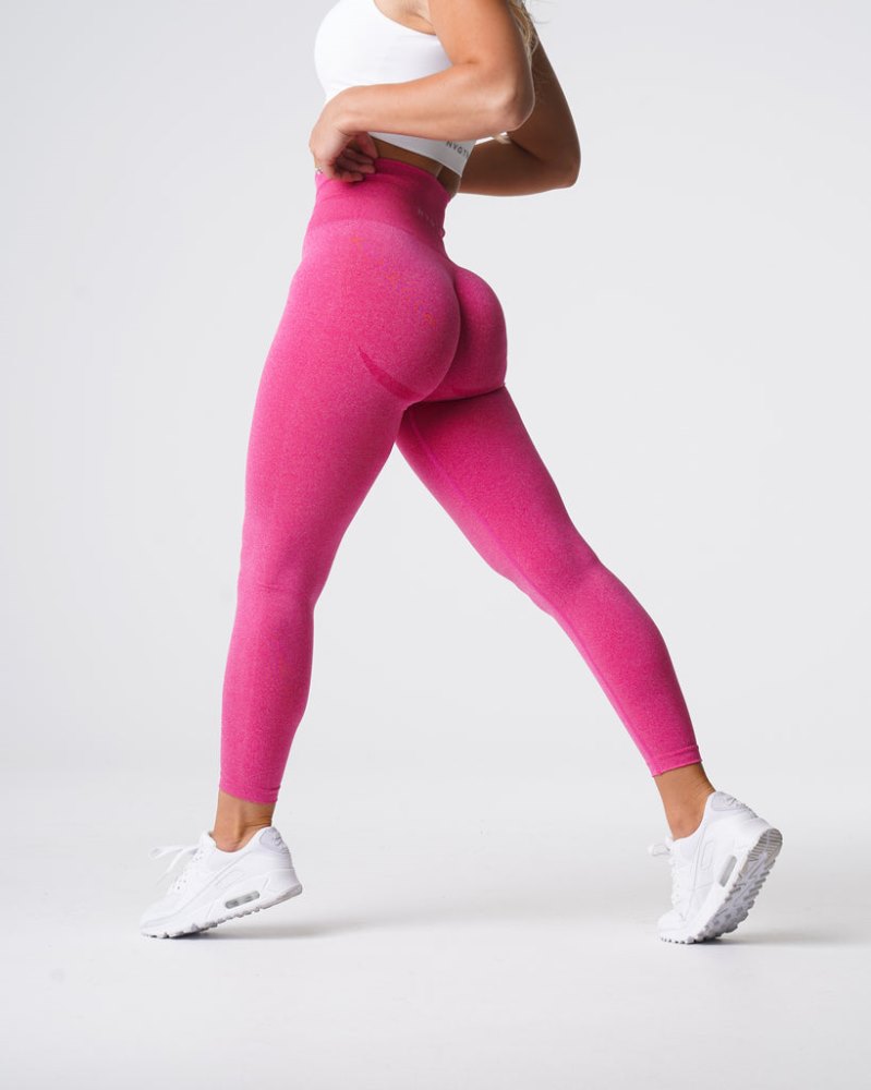 Leggins Nvgtn Curve Seamless Leggings Mujer Fucsia Argentina | 1566-AY9