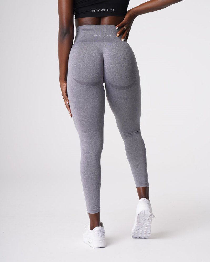 Leggins Nvgtn Curve Seamless Leggings Mujer Gris Argentina | 1577-T2Z