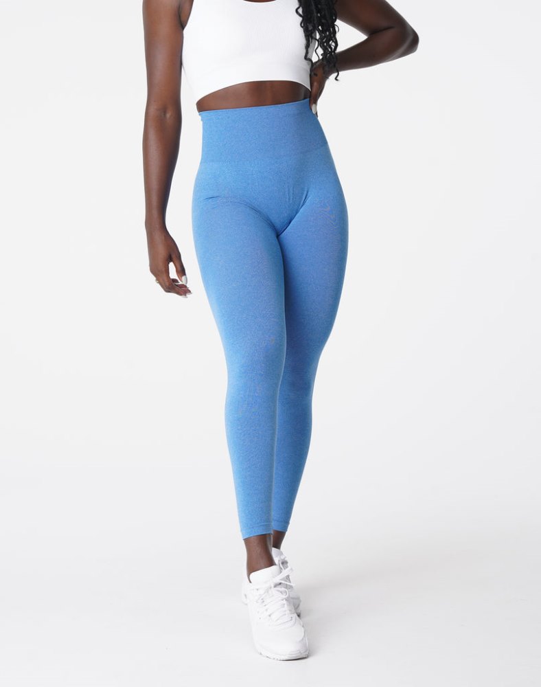 Leggins Nvgtn Curve Seamless Leggings Mujer Azules Argentina | 1831-A0U