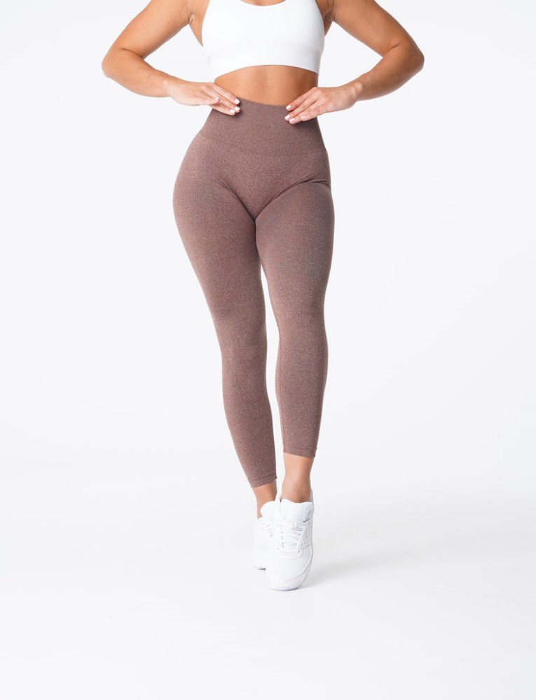 Leggins Nvgtn Curve Seamless Leggings Mujer Gris Marrones Argentina | 1979-7U8