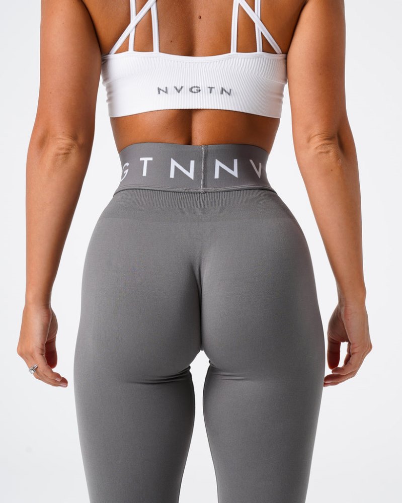 Leggins Nvgtn Deporte Seamless Leggings Mujer Gris Oscuro Argentina | 1188-86K