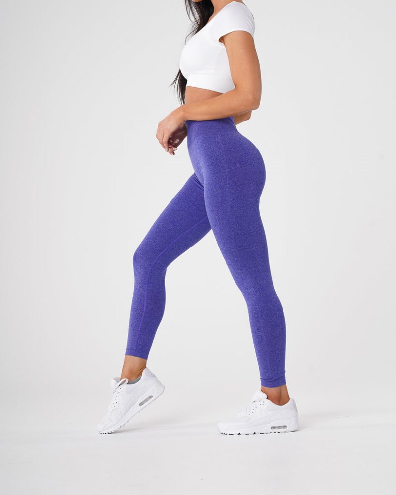 Leggins Nvgtn Electric NV Seamless Leggings Mujer Azules Argentina | 1746-GA1