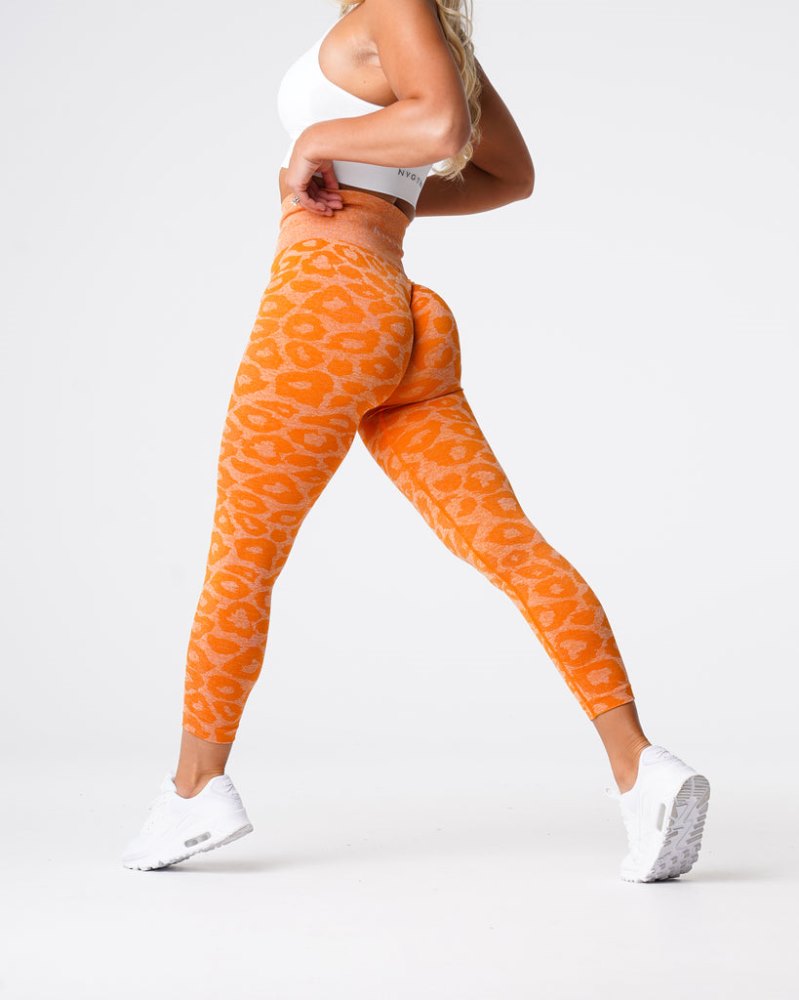 Leggins Nvgtn Leopard Seamless Leggings Mujer Naranjas Argentina | 1560-W12