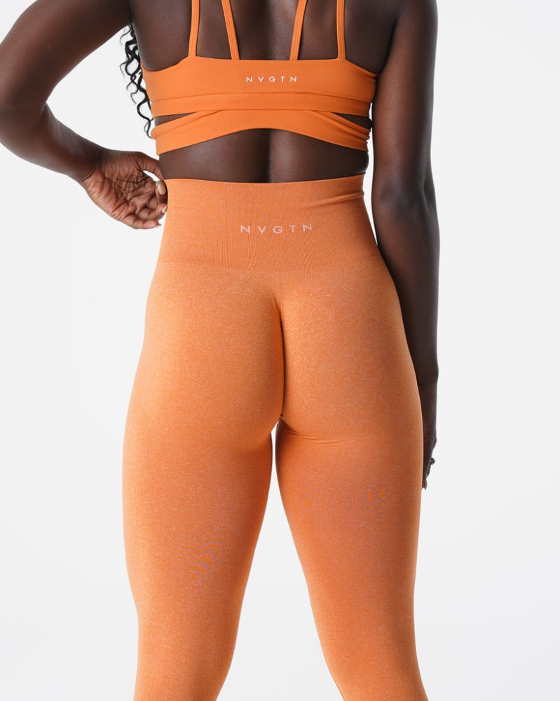 Leggins Nvgtn NV Seamless Leggings Mujer Naranjas Argentina | 1065-ZA6