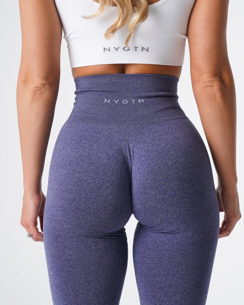 Leggins Nvgtn NV Seamless Leggings Mujer Indigo Argentina | 1163-ILA