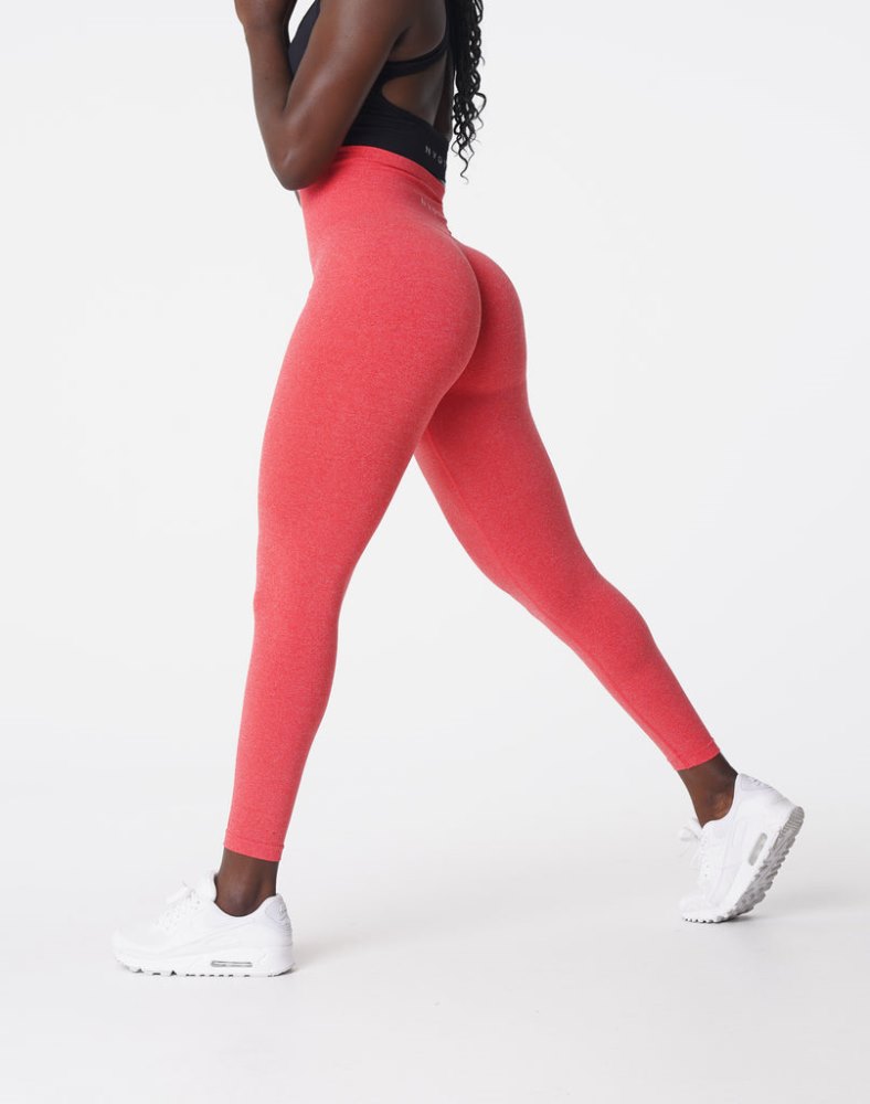 Leggins Nvgtn NV Seamless Leggings Mujer Rojas Argentina | 1370-GW4