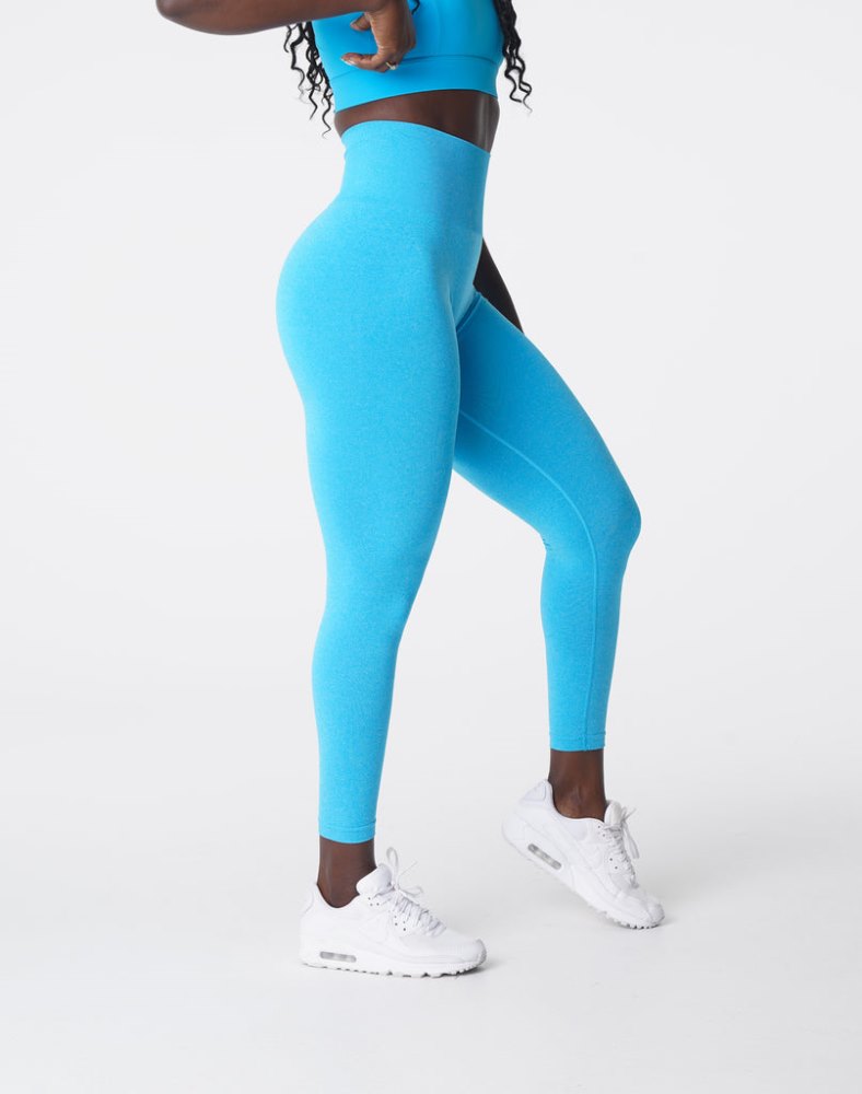 Leggins Nvgtn NV Seamless Leggings Mujer Azules Argentina | 1513-BJW