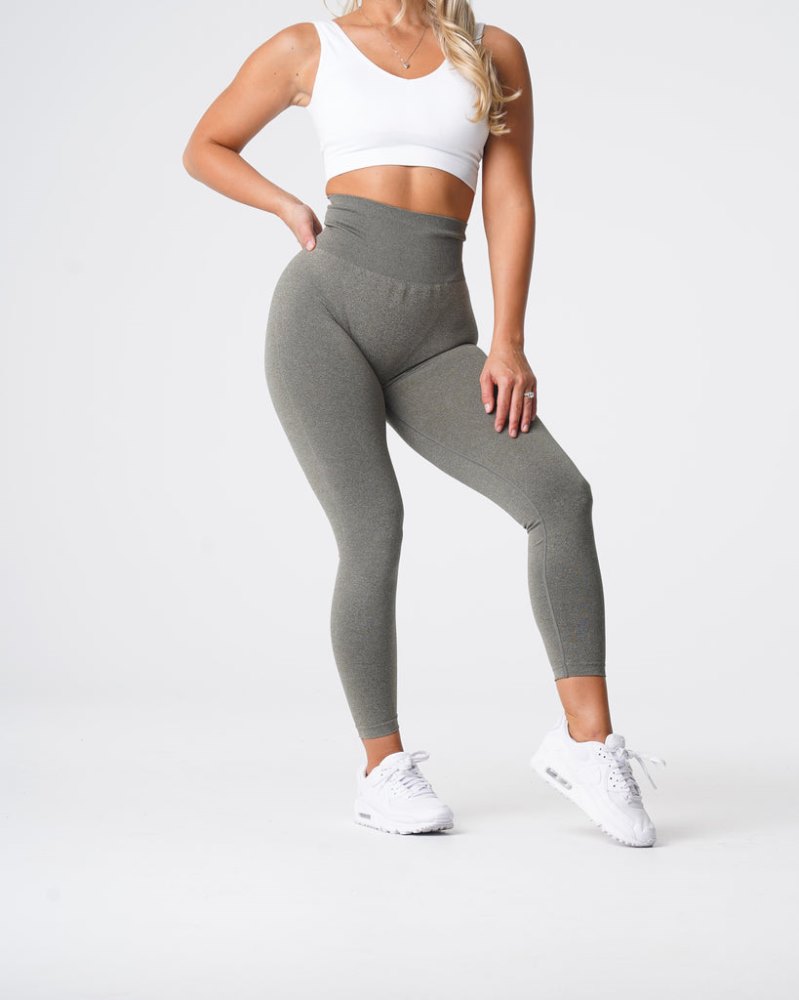 Leggins Nvgtn NV Seamless Leggings Mujer Kaki Verde Argentina | 1748-GDA