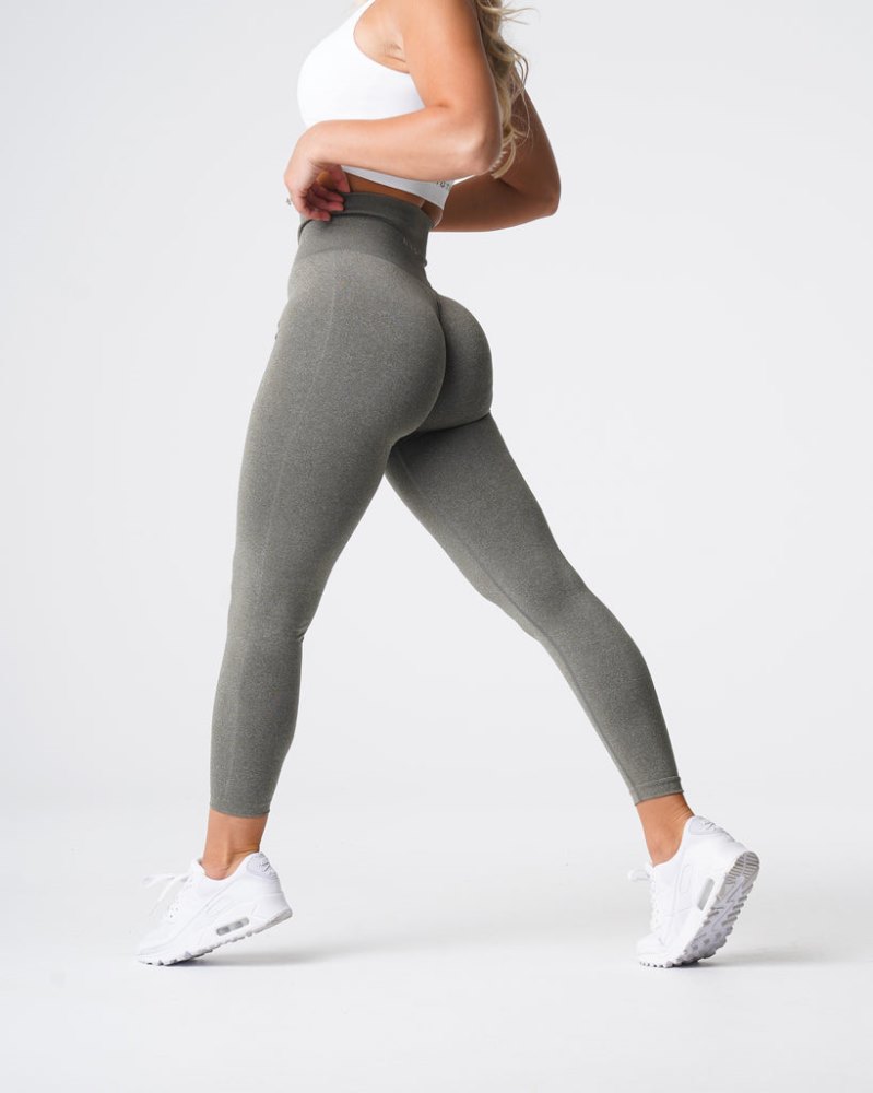 Leggins Nvgtn NV Seamless Leggings Mujer Kaki Verde Argentina | 1748-GDA