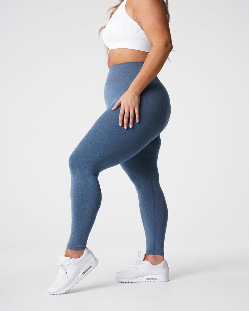 Leggins Nvgtn NV Seamless Leggings Mujer Azules Argentina | 1782-88J