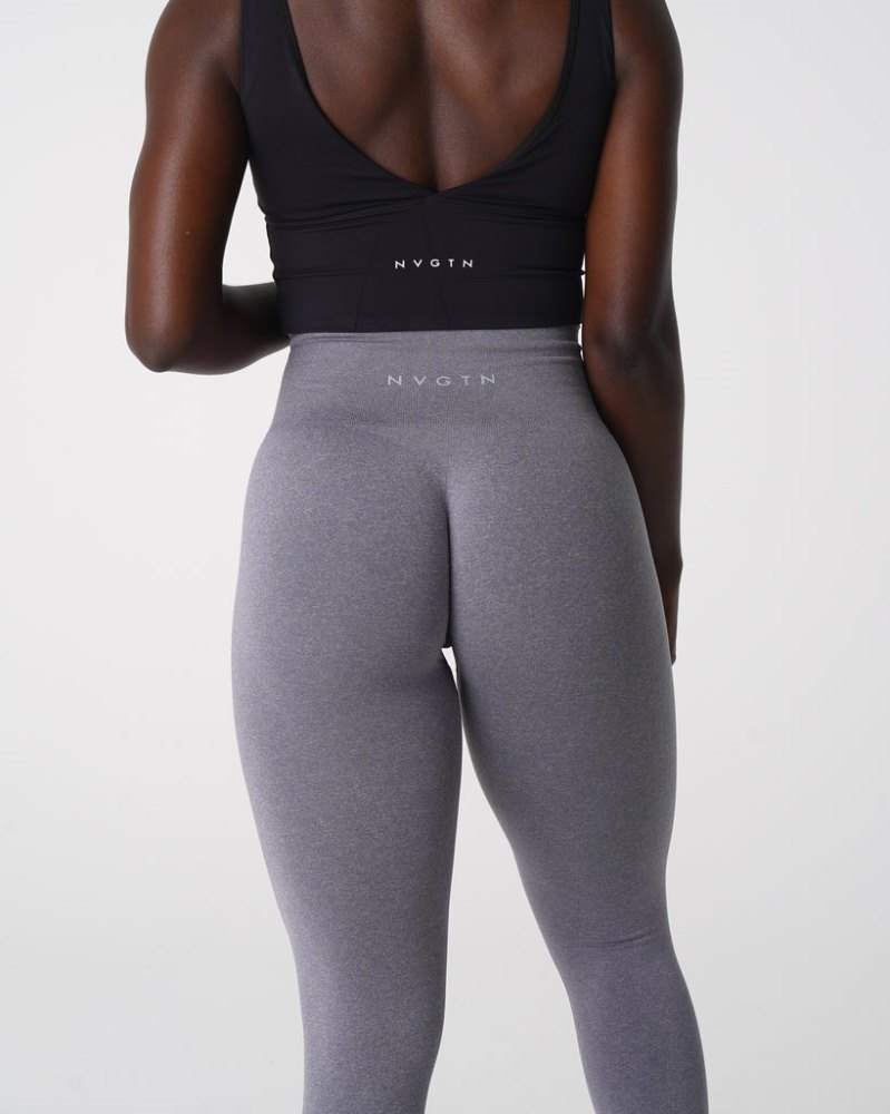 Leggins Nvgtn NV Seamless Leggings Mujer Gris Argentina | 1918-DN2