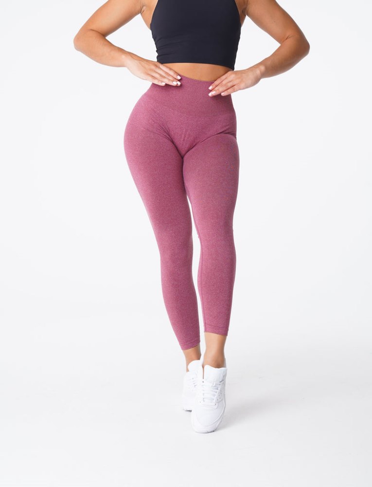 Leggins Nvgtn NV Seamless Leggings Mujer Moradas Rojas Argentina | 1972-XM3