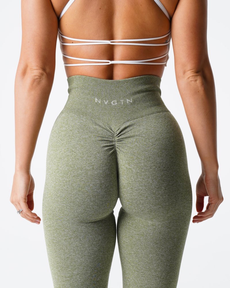 Leggins Nvgtn Scrunch Seamless Leggings Mujer Verde Argentina | 1198-RTX