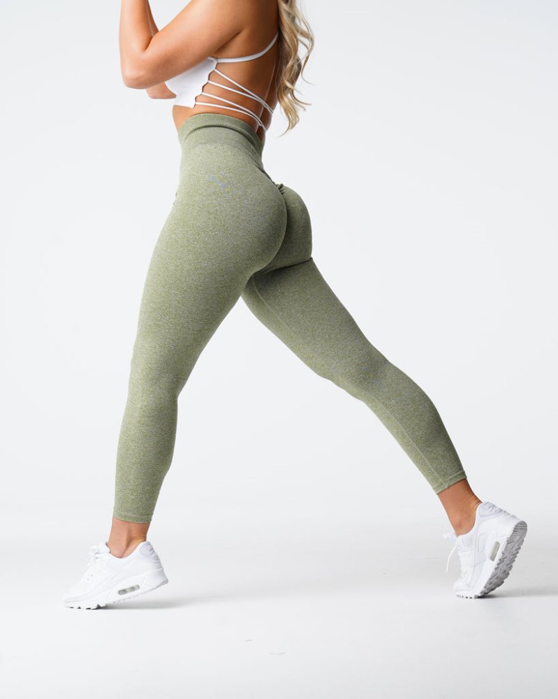 Leggins Nvgtn Scrunch Seamless Leggings Mujer Verde Argentina | 1198-RTX