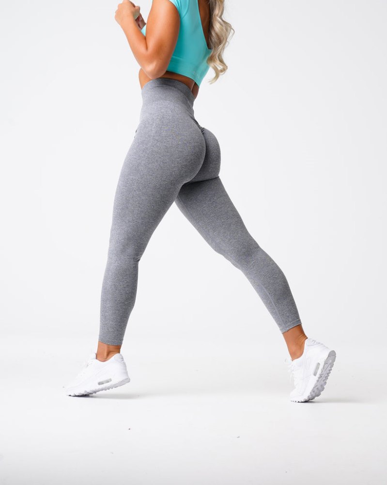 Leggins Nvgtn Scrunch Seamless Leggings Mujer Gris Argentina | 1704-H86