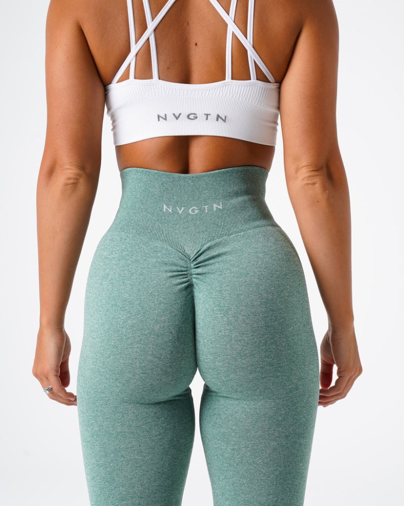 Leggins Nvgtn Scrunch Seamless Leggings Mujer Verde Argentina | 1784-O88