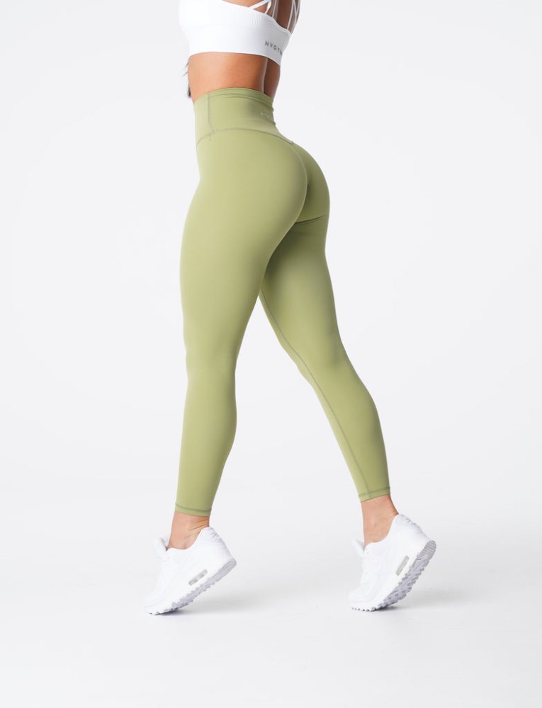 Leggins Nvgtn Signature 2.0 Leggings Mujer Verde Oliva Argentina | 1089-553