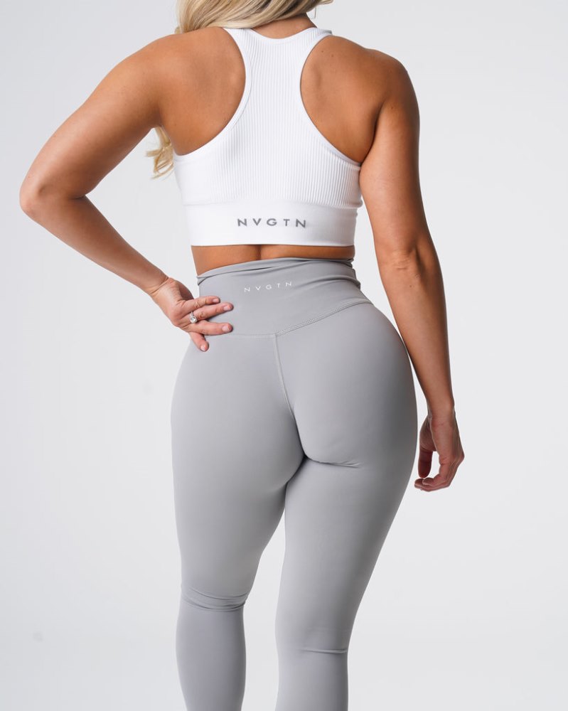 Leggins Nvgtn Signature 2.0 Leggings Mujer Gris Argentina | 1238-VU1