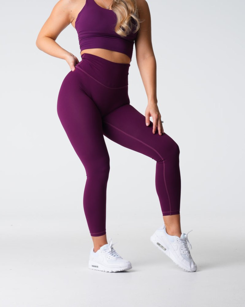 Leggins Nvgtn Signature 2.0 Leggings Mujer Moradas Oscuro Argentina | 1765-K87