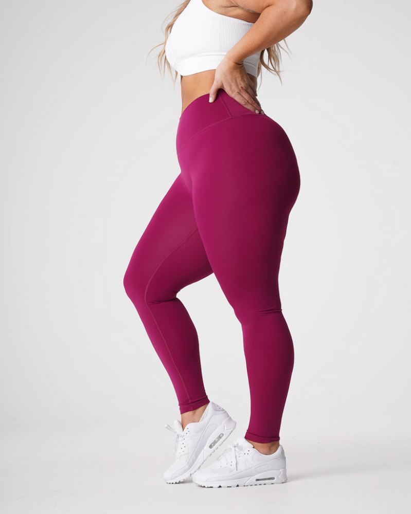 Leggins Nvgtn Signature 2.0 Leggings Mujer Burdeos Argentina | 1928-C5V