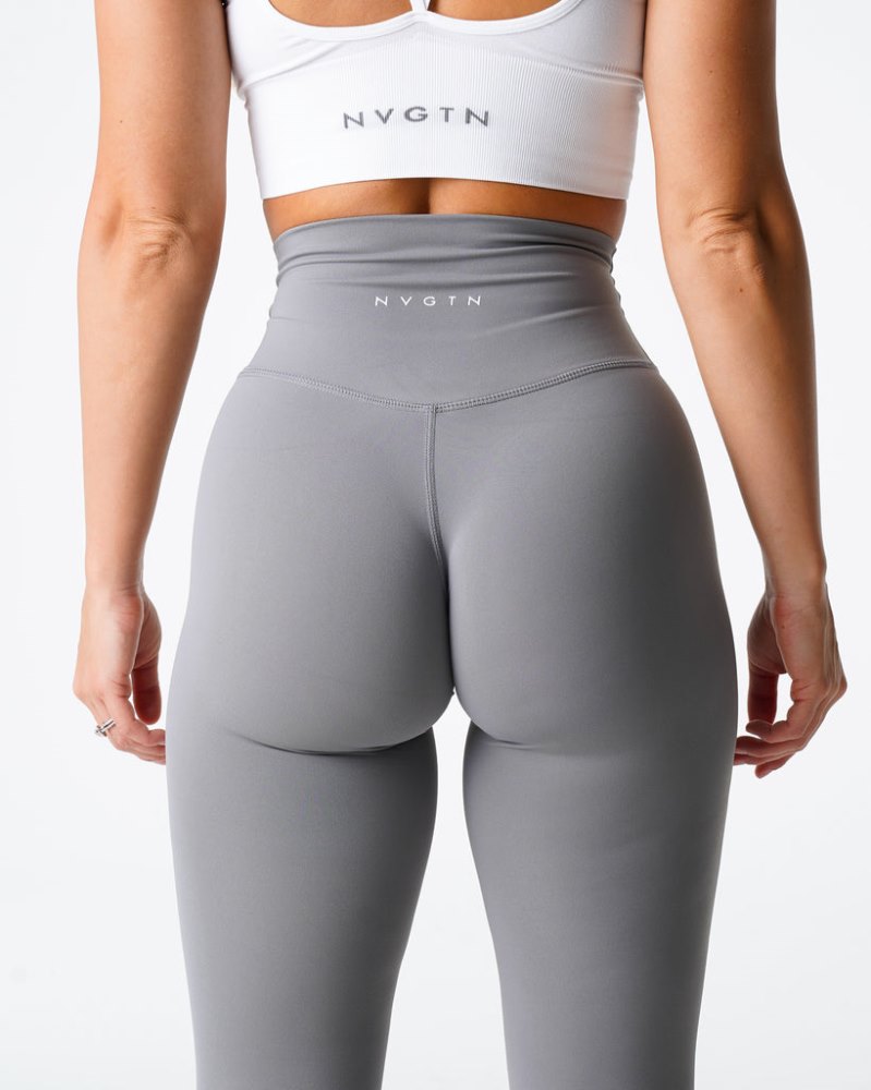 Leggins Nvgtn Signature 2.0 Leggings Mujer Gris Argentina | 1931-KZH