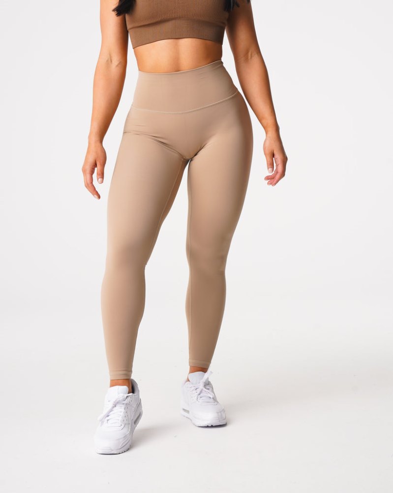 Leggins Nvgtn Signature 2.0 Leggings Mujer Kaki Argentina | 1970-V7Y