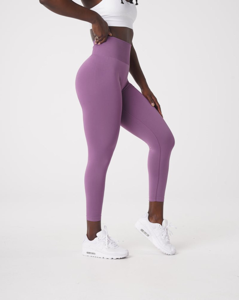 Leggins Nvgtn Solid Seamless Leggings Mujer Moradas Argentina | 1127-OVG